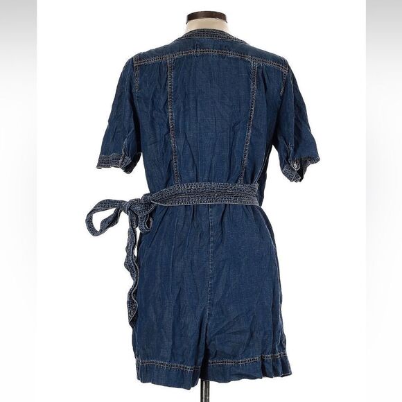 Pilcro & the Letterpress denim romper - Picture 3 of 5